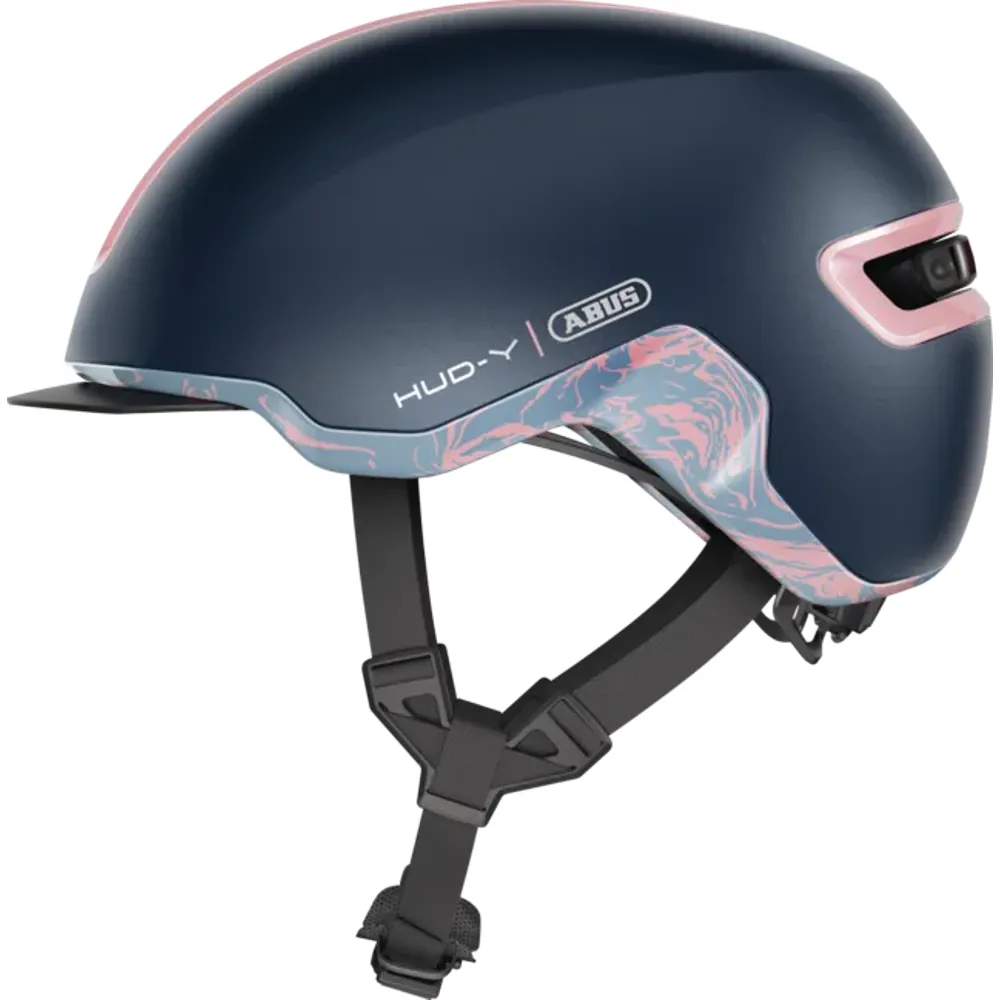 uPRISE Bikes Abus HUD-Y Urban Helmet - Midnight Blue | Price match, 365 day return s, 18-Month Warranty, Finance Available & Free UK Delivery
