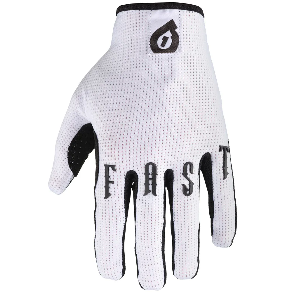 uPRISE Bikes Sixsixone SixSixOne Comp Long Finger Gloves - Tattoo White | Price match, 365 day return s, 18-Month Warranty, Finance Available & Free UK Delivery
