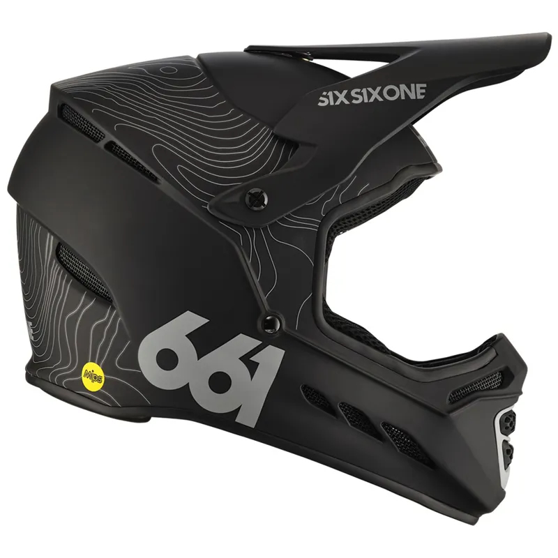 SixSixOne Reset MIPS Full Face Helmet - Contour Black-1