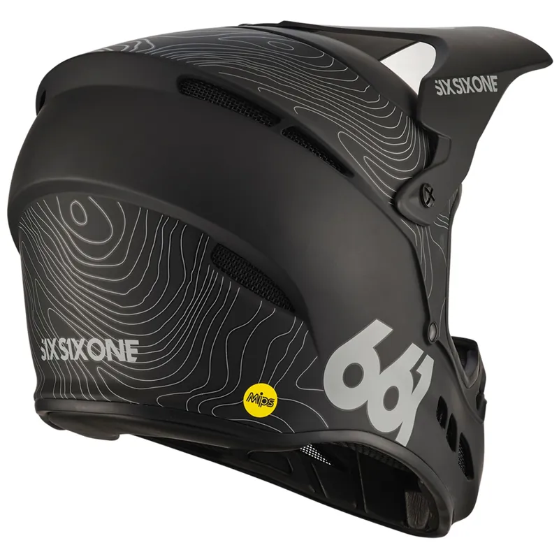 SixSixOne Reset MIPS Full Face Helmet - Contour Black-2