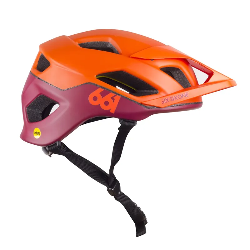 SixSixOne Crest MIPS MTB Helmet - Orange-1