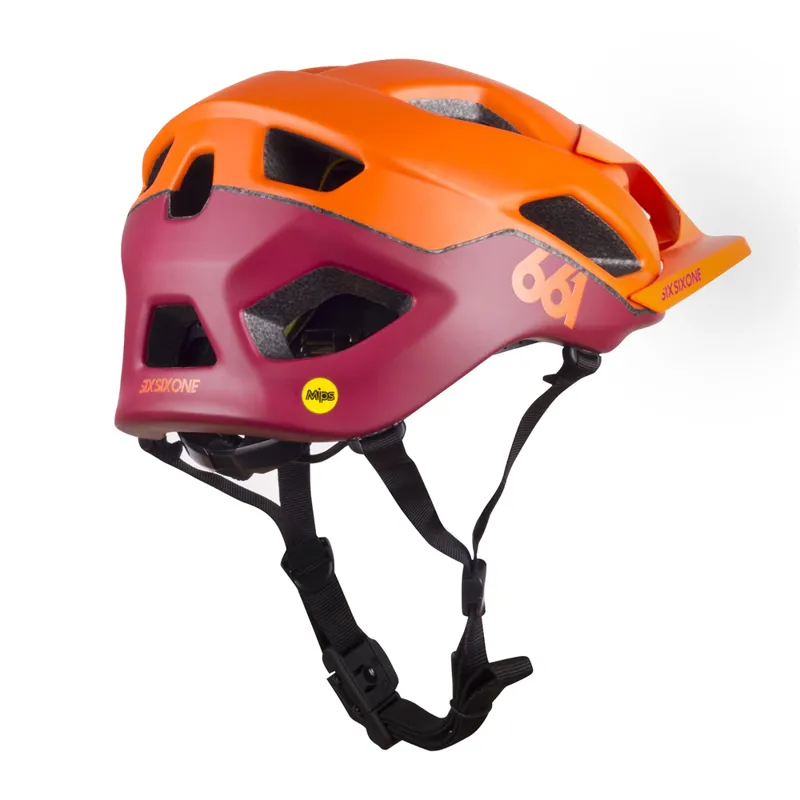 SixSixOne Crest MIPS MTB Helmet - Orange-2
