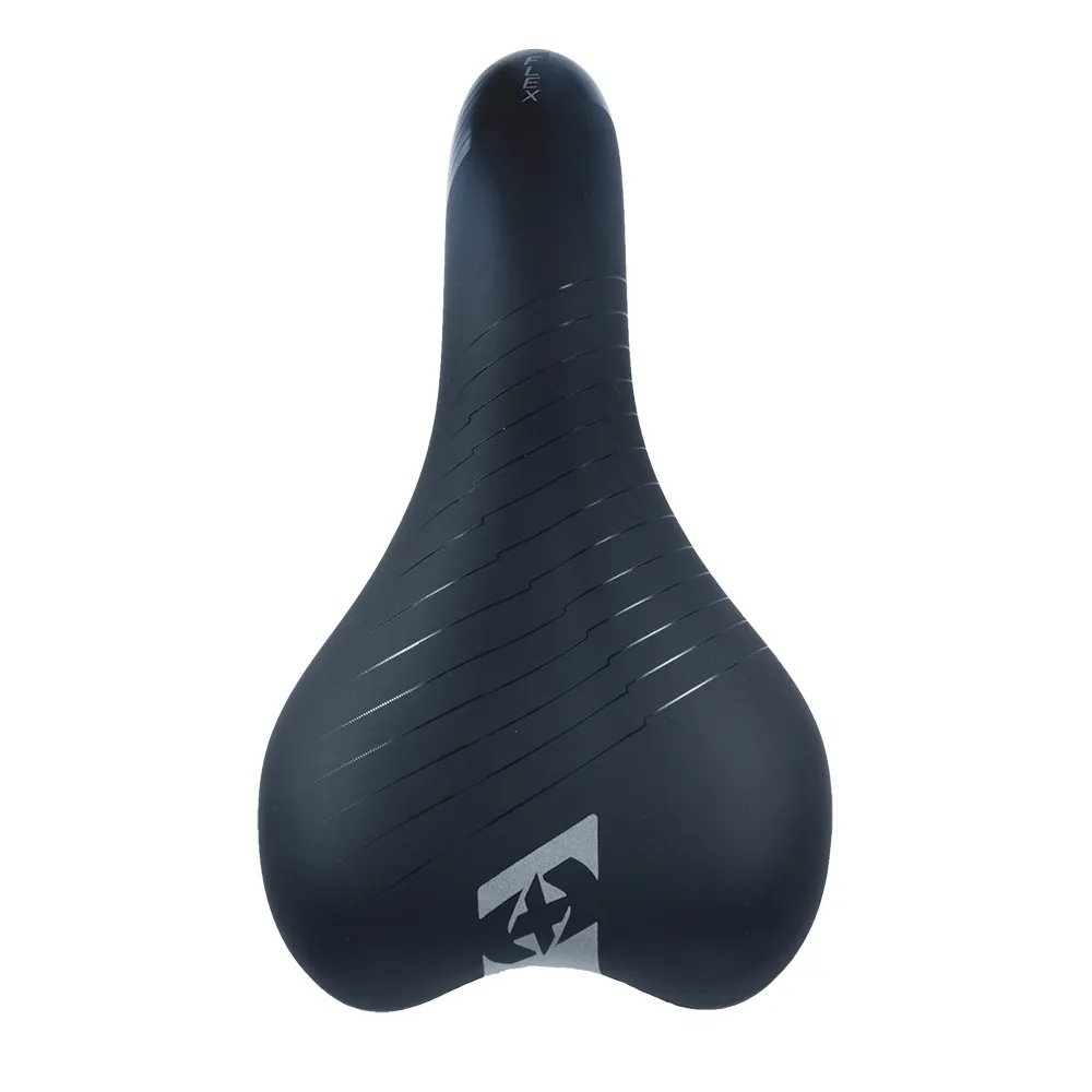 uPRISE Bikes Oxford Contour Flex Men's Comfort Saddle - Black | Price match, 365 day return s, 18-Month Warranty, Finance Available & Free UK Delivery