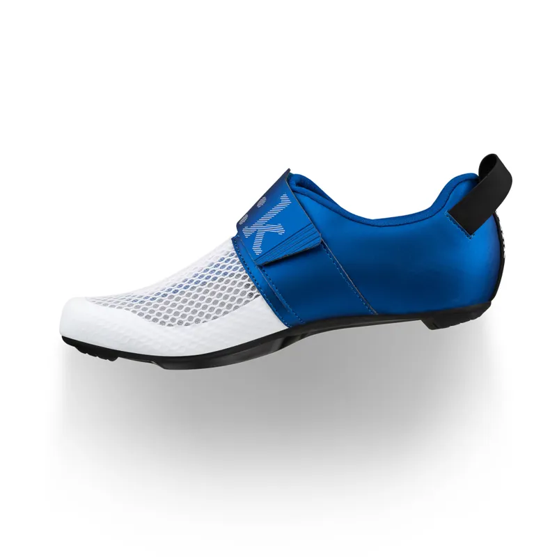 Fizik Transiro Hydra Triathlon Shoes - White/Blue-3