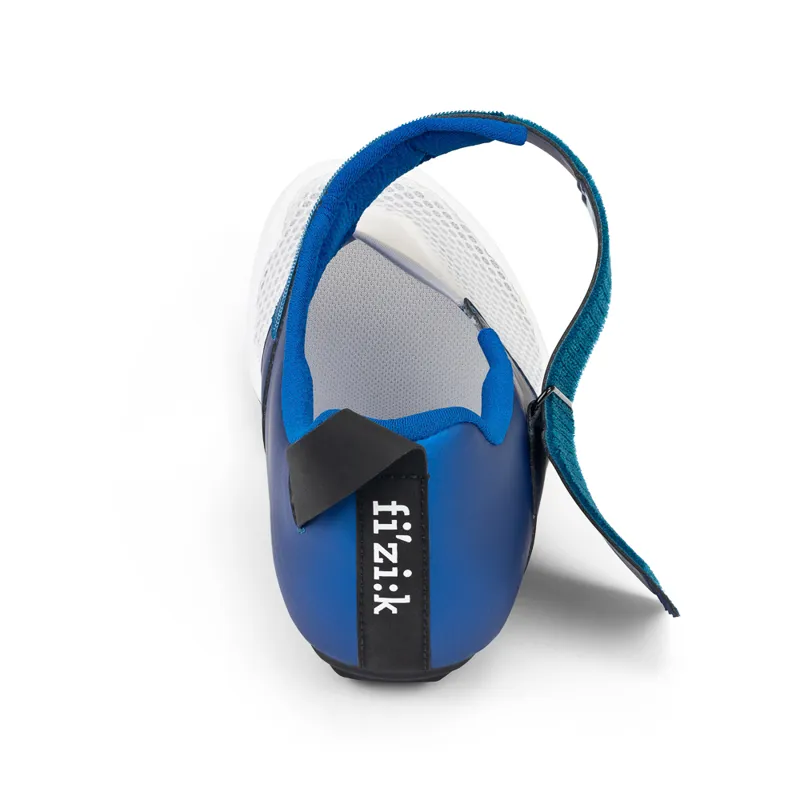 Fizik Transiro Hydra Triathlon Shoes - White/Blue-5