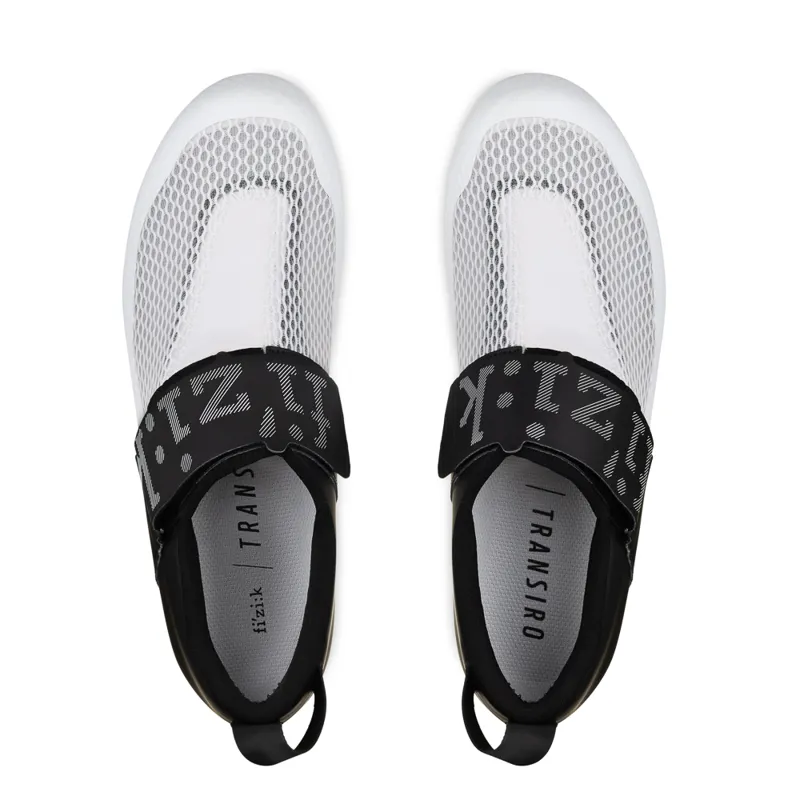 Fizik Transiro Hydra Triathlon Shoes - White/Black-1