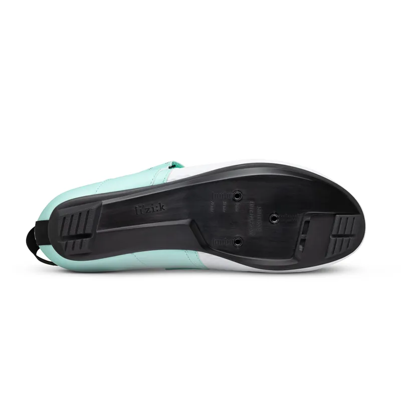 Fizik Transiro Hydra Triathlon Shoes - White/Aquamarine-2