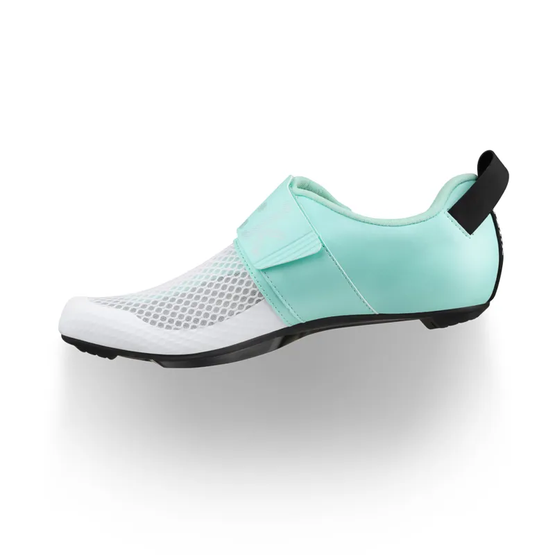 Fizik Transiro Hydra Triathlon Shoes - White/Aquamarine-3