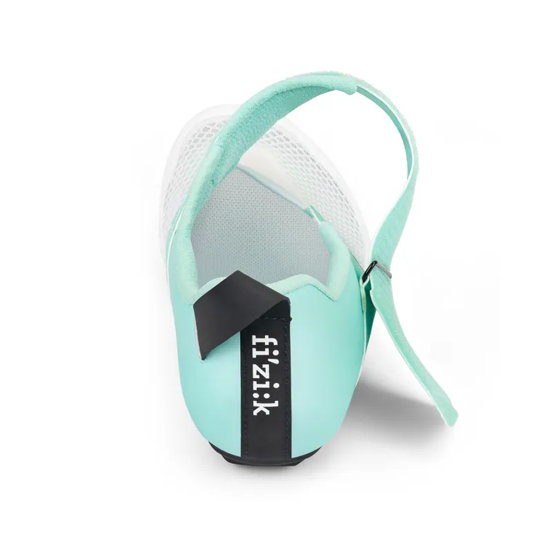 Fizik Transiro Hydra Triathlon Shoes - White/Aquamarine-5