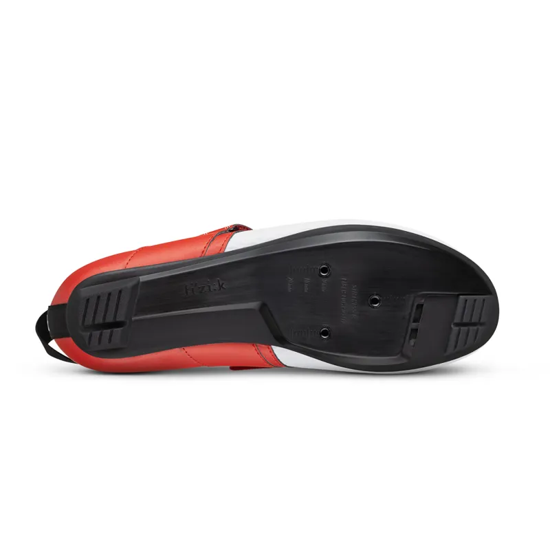Fizik Transiro Hydra Triathlon Shoes - White/Red-2