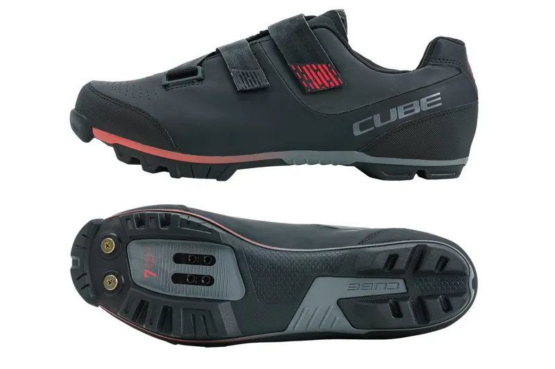 Cube Peak MTB Shoes - Black/Red-2