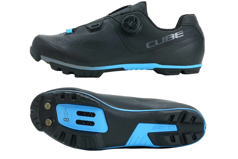 Cube Peak Pro MTB Shoes - Black/Blue-2