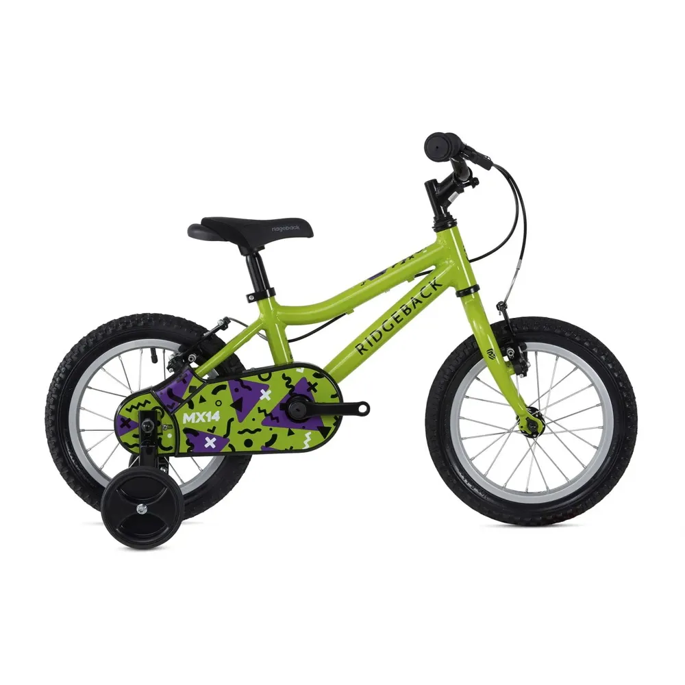 uPRISE Bikes Ridgeback MX14 14 Inch 2025 Kids Bike - Green | Price match, 365 day return s, 18-Month Warranty, Finance Available & Free UK Delivery