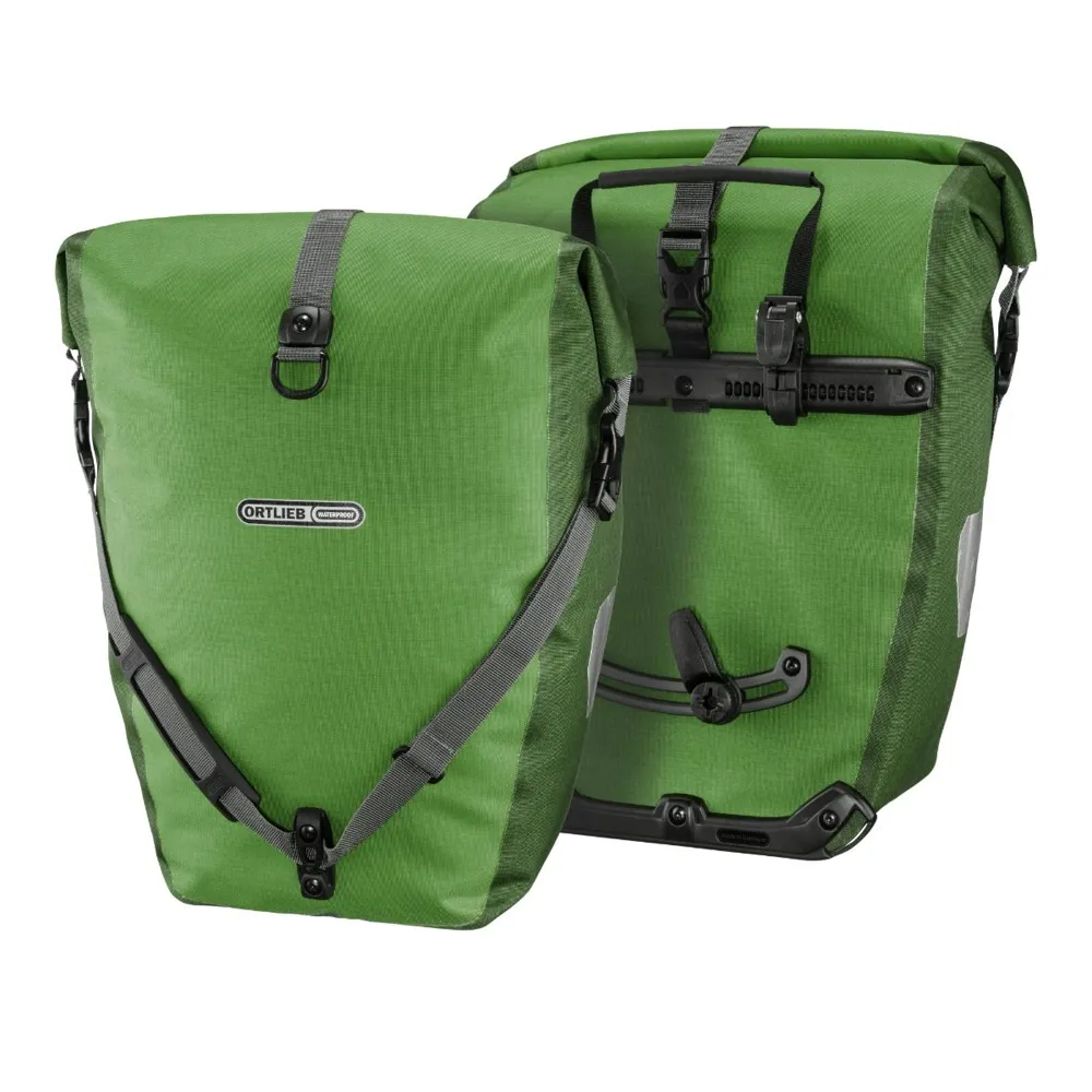 uPRISE Bikes Ortlieb Back Roller Plus QL2.1 Pannier Bags - 40 Litre - Kiwi/Moss Green | Price match, 365 day return s, 18-Month Warranty, Finance Available & Free UK Delivery