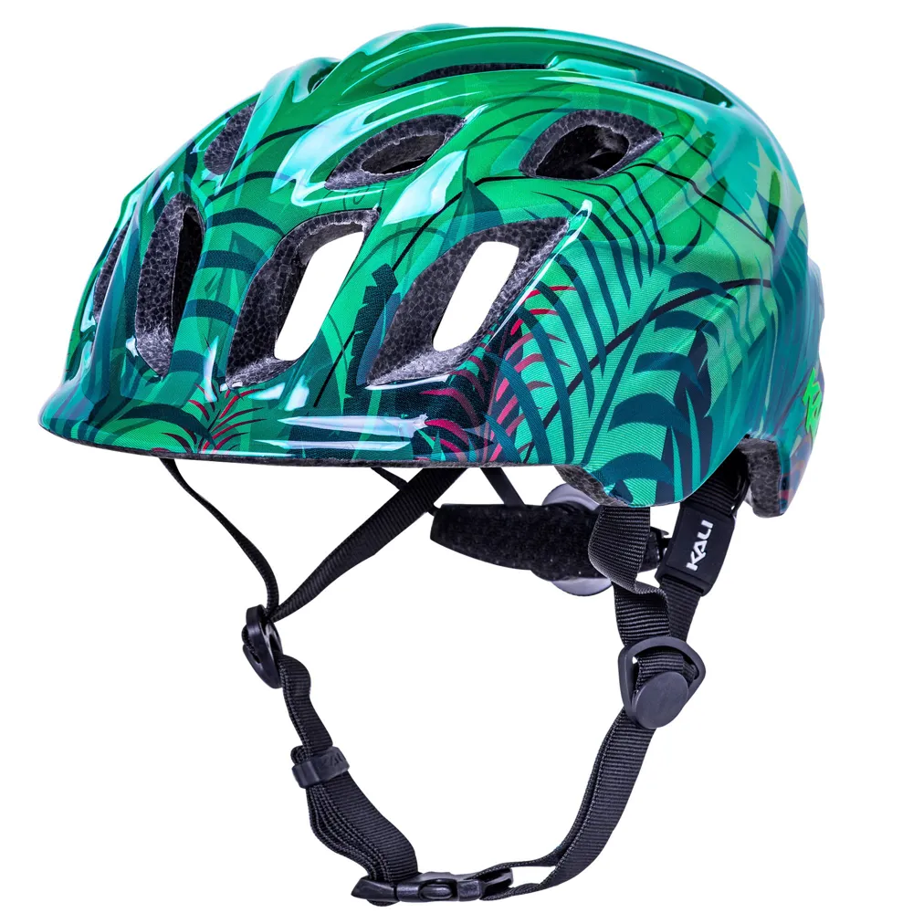 uPRISE Bikes Kali Chakra Child Lighted Kids Helmet - Jungle Gloss Green | Price match, 365 day return s, 18-Month Warranty, Finance Available & Free UK Delivery