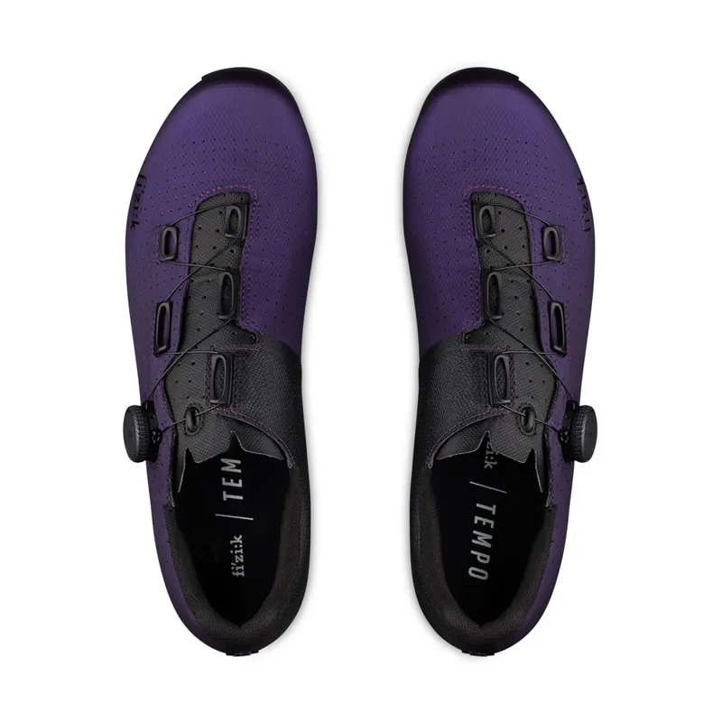 Fizik Tempo Decos Road Cycling Shoes - Purple/Black-1