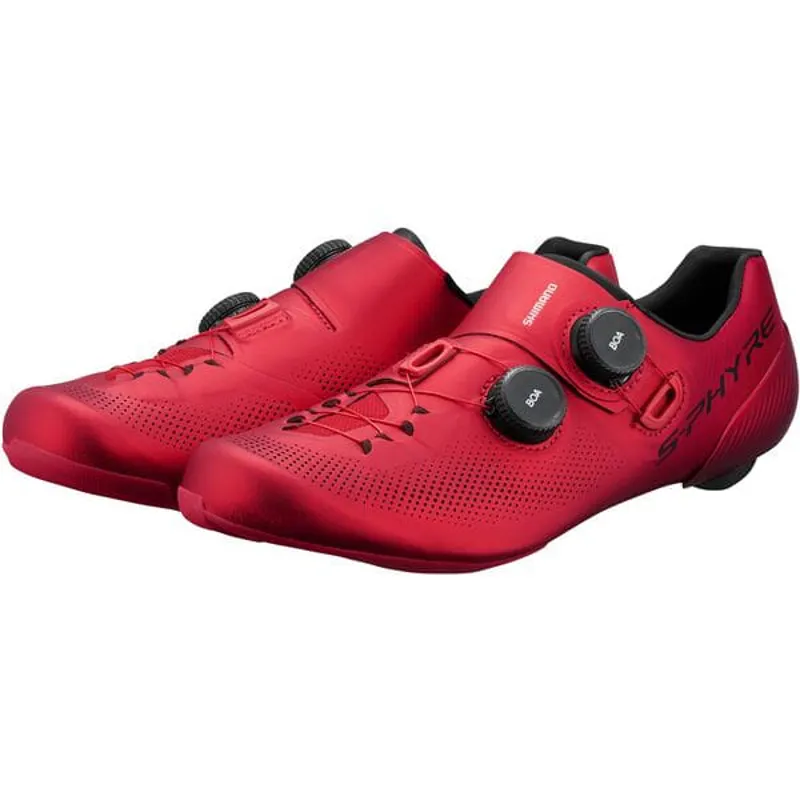 Shimano S-PHYRE RC903 Men's Road Shoes - Red-4