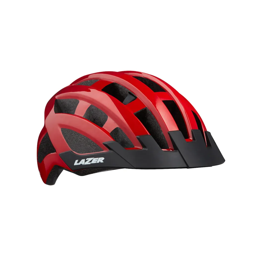 uPRISE Bikes Lazer Compact Urban Helmet - 54 - 61cm - Red | Price match, 365 day return s, 18-Month Warranty, Finance Available & Free UK Delivery
