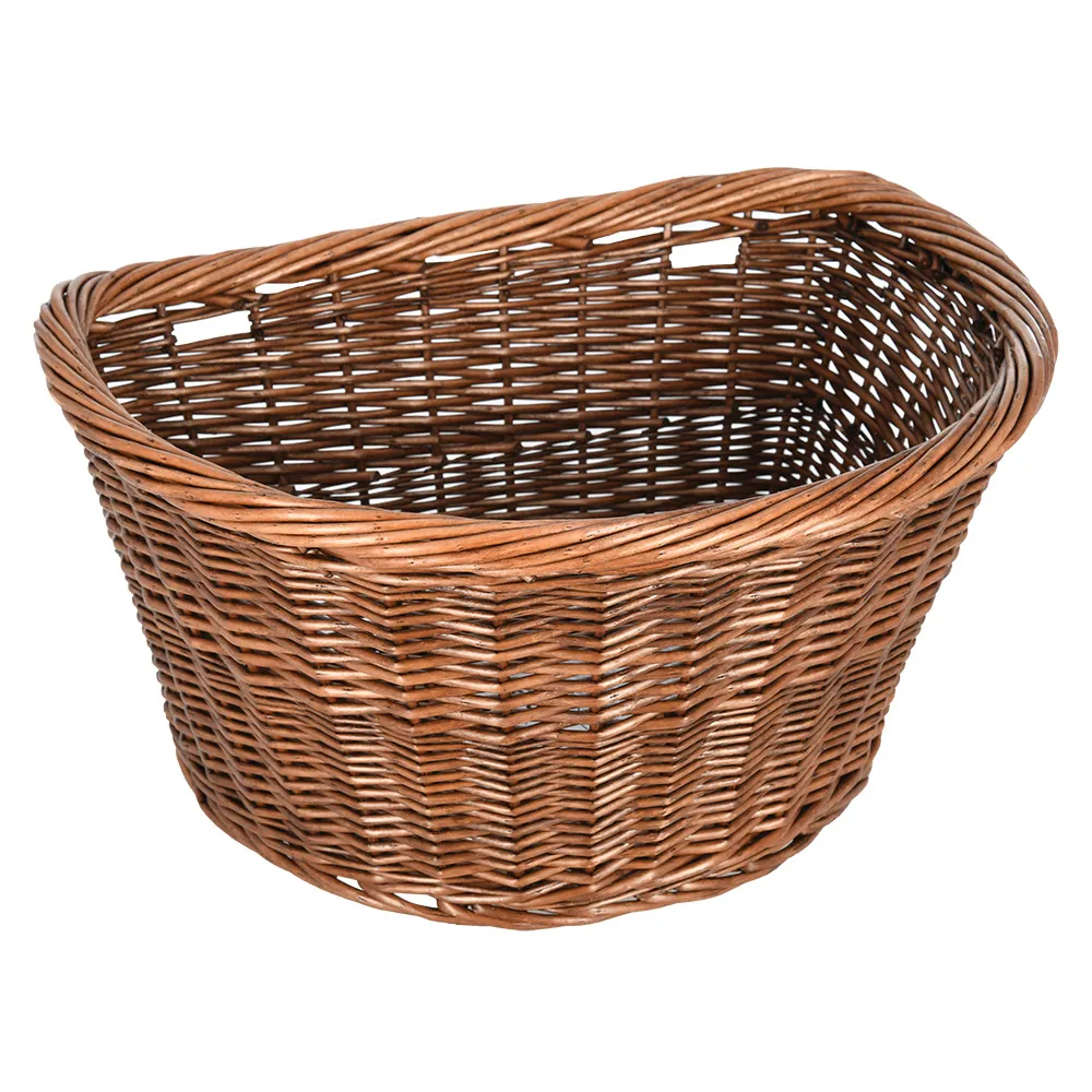 uPRISE Bikes Oxford Trinity Deluxe 18 inch D Shaped Wicker Basket | Price match, 365 day return s, 18-Month Warranty, Finance Available & Free UK Delivery