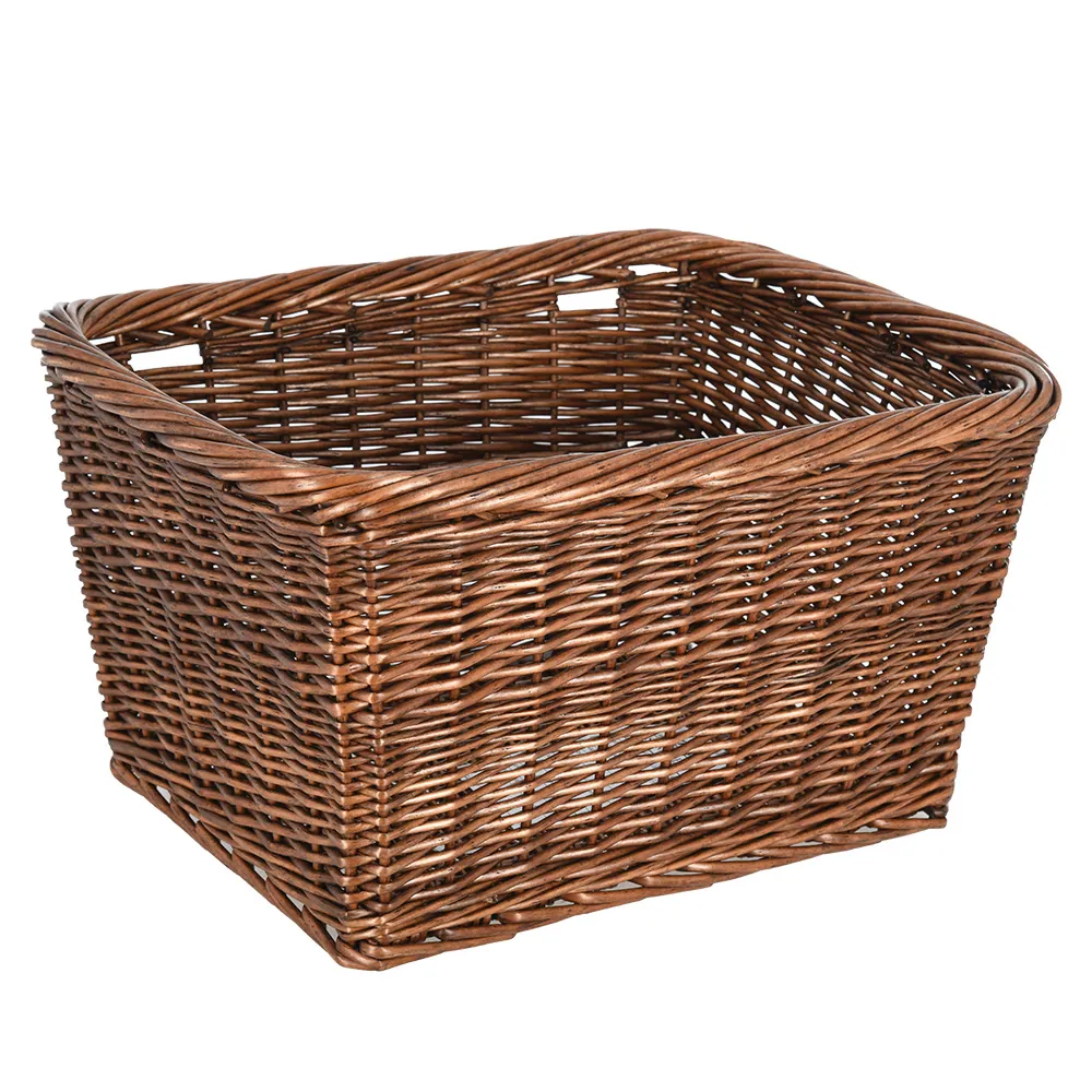 uPRISE Bikes Oxford Pembroke Deluxe 18 inch Square Wicker Basket | Price match, 365 day return s, 18-Month Warranty, Finance Available & Free UK Delivery