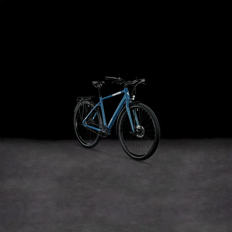 Cube Travel Pro 2024 Hybrid Bike - Denim/Silver-1