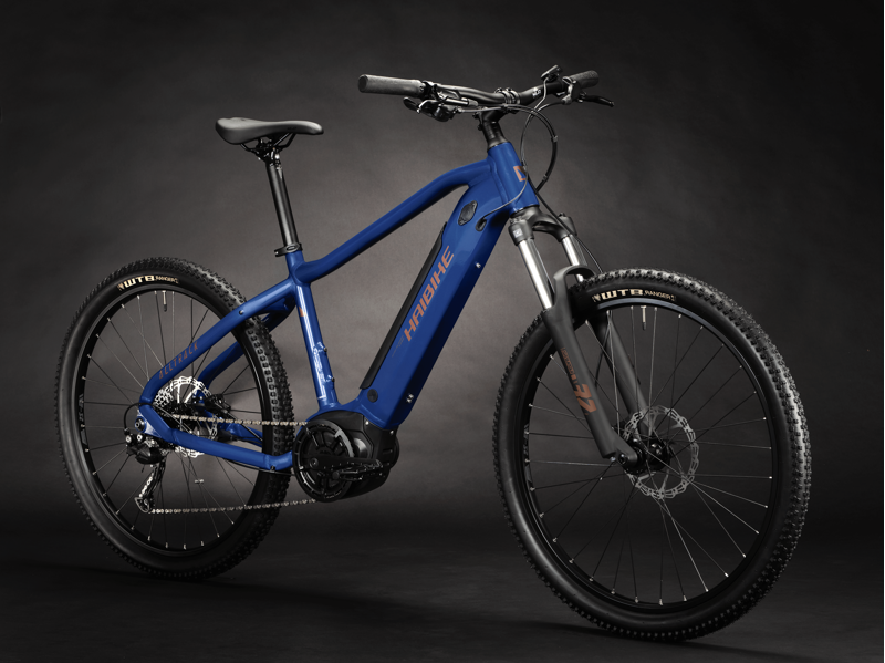 Haibike Alltrack 4 27.5 Electric Hardtail Mountain Bike - Blue-1