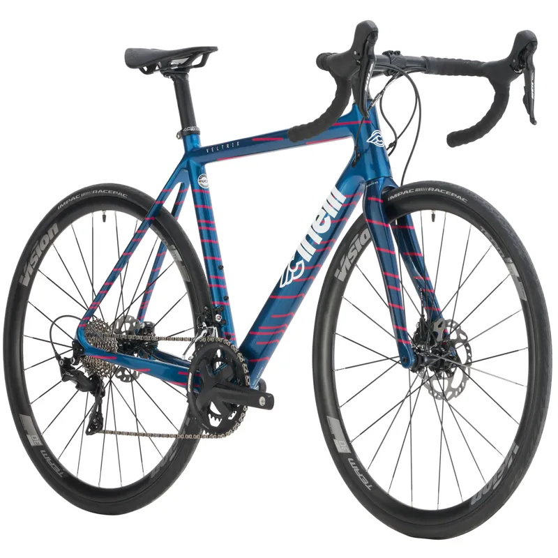 Cinelli Veltrix Disc 105 Carbon Road Bike - Blue-1