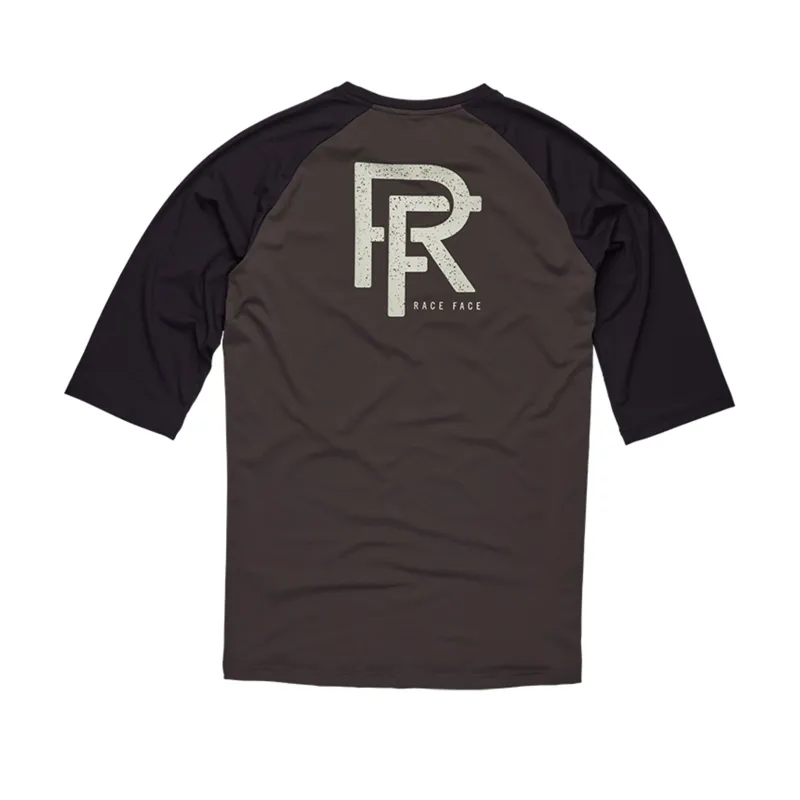 Race Face Commit 3/4 Sleeve Tech Men's Jersey - Charcoal-1