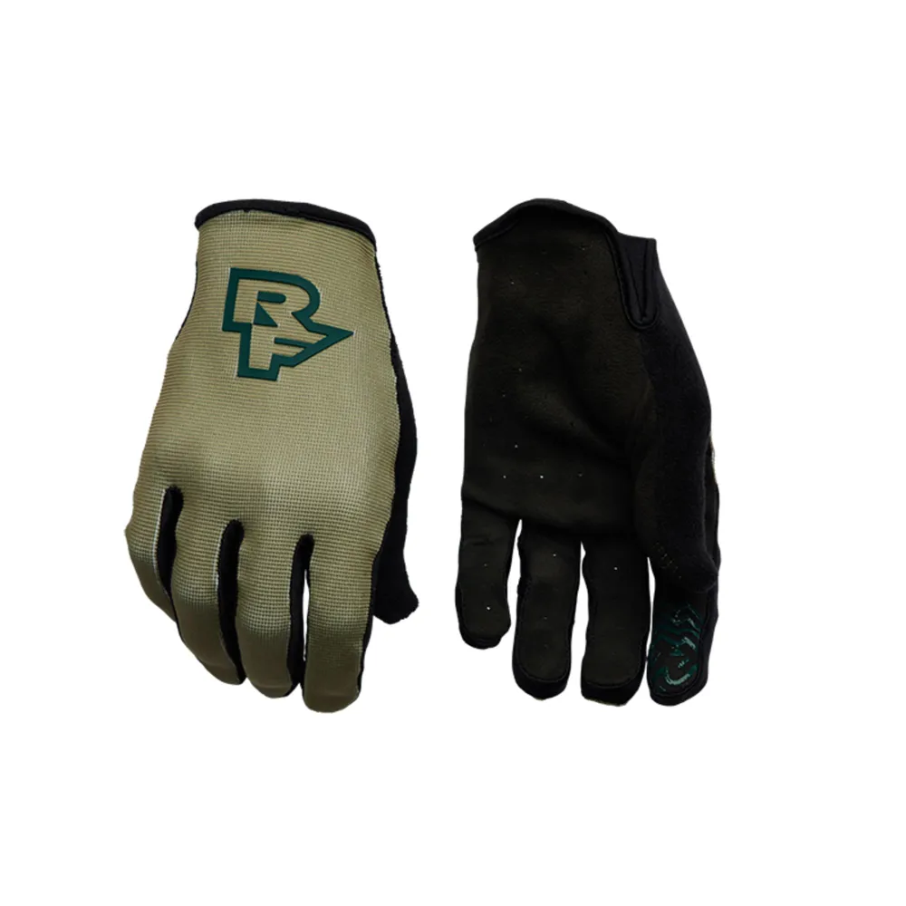 uPRISE Bikes Race Face Trigger Long Finger Gloves - Pine | Price match, 365 day return s, 18-Month Warranty, Finance Available & Free UK Delivery