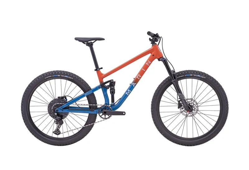 Marin Rift Zone 1 27.5 2024 Full Suspension MTB Orange Blue