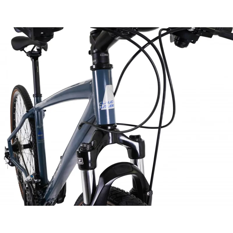Claud Butler Explorer 3.0 Hybrid Bike - Grey-1