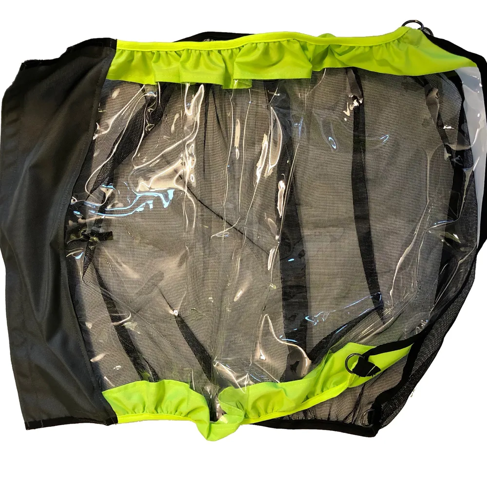 uPRISE Bikes Hamax Front Window For Avenida Child Trailers - Lime | Price match, 365 day return s, 18-Month Warranty, Finance Available & Free UK Delivery