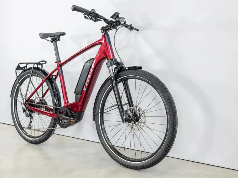 Trek Allant+ 5 545 2023 Electric Hybrid Bike - Rage Red-1