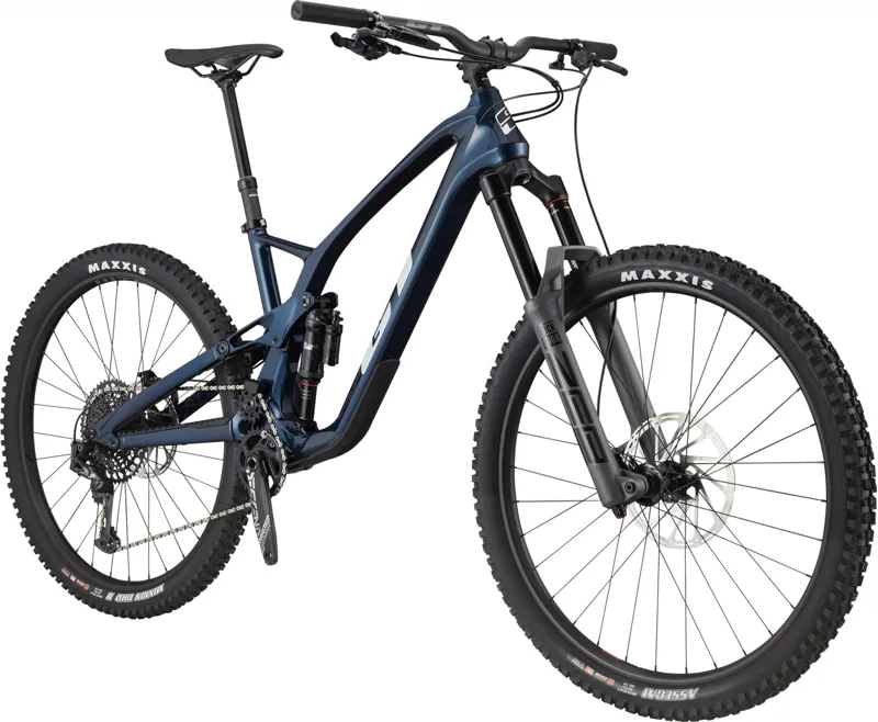 GT Force Carbon Pro LE 29er Full Suspension Mountain Bike -Indigo-1