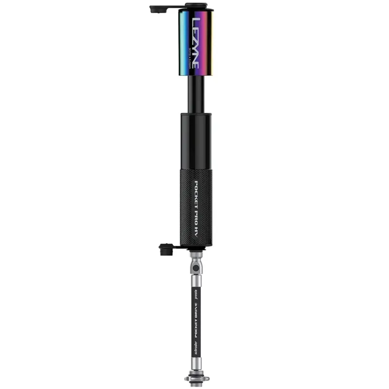 Lezyne Pocket Drive Pro HV MTB Mini Pump - Neo Metallic/Black-1