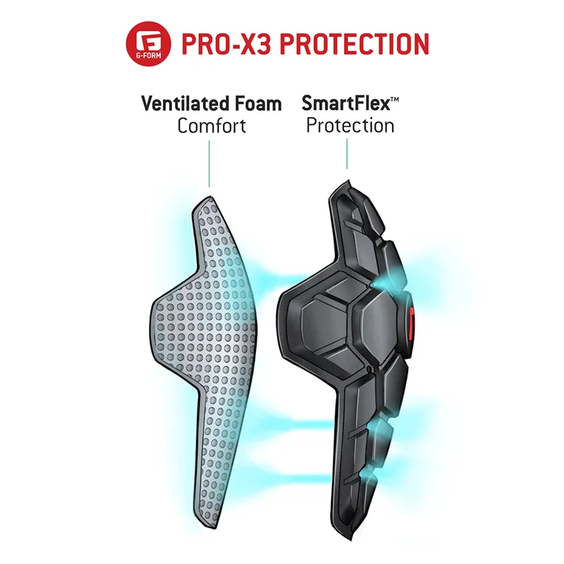 G-Form Pro-X3 Youth Elbow Guards - Black-1
