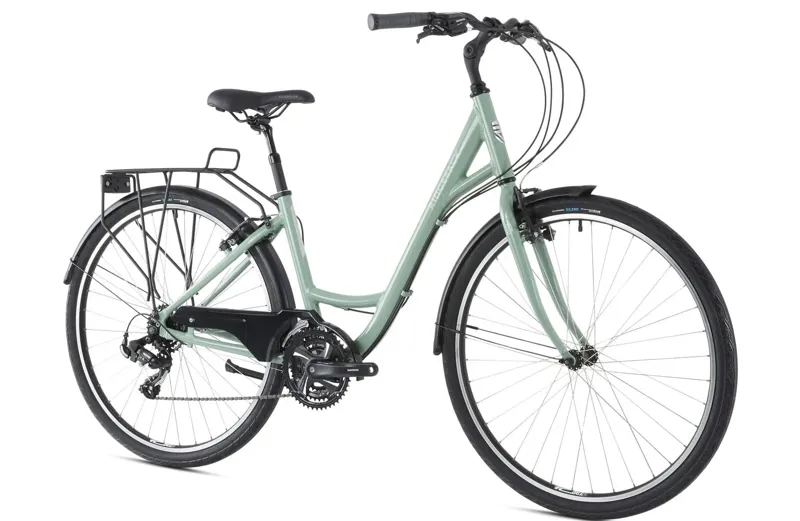 Ridgeback Avenida 21 Unisex 2025 Hybrid Bike - Green-1