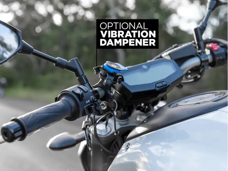 Quad Lock Motorcycle Handlebar Mount V2 - Black-2