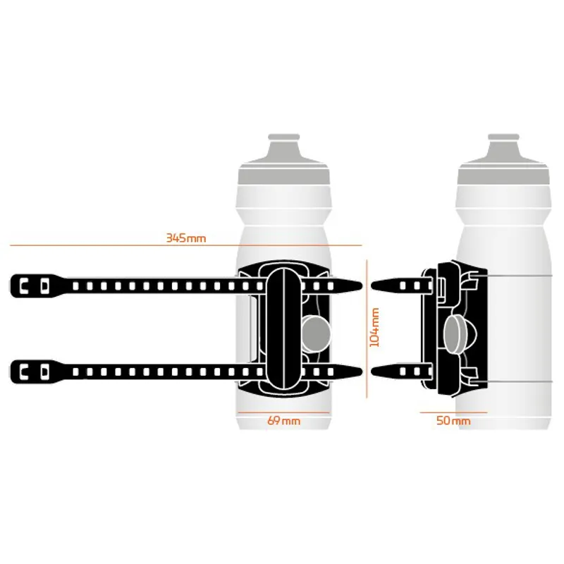 Fidlock Base/BOA Connector Uni/Bike/Frame Mount For TWIST Bottles-1