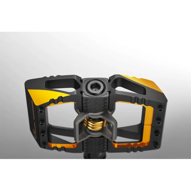 Crank Brothers Mallet DH 11Clipless MTB Pedals - Black/Gold-1