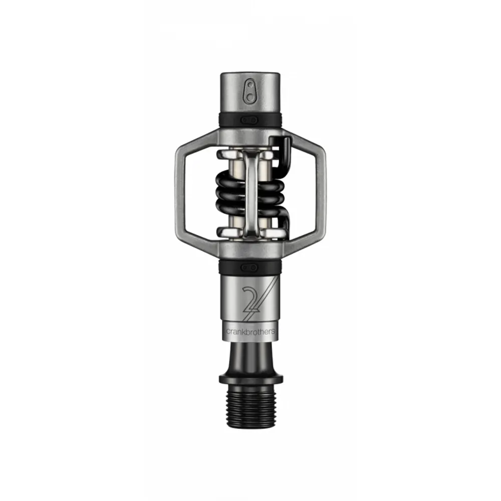 uPRISE Bikes Crank Brothers Eggbeater 2 Clipless MTB Pedals - Silver/Black | Price match, 365 day return s, 18-Month Warranty, Finance Available & Free UK Delivery