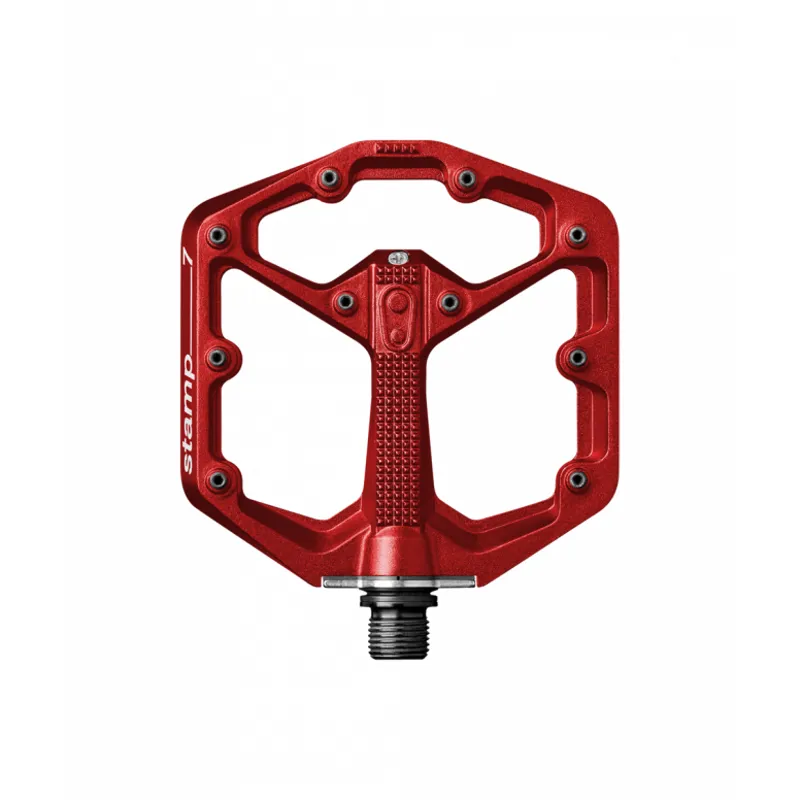 Crank Brothers Stamp 7 MTB Flat Pedals - Red-1