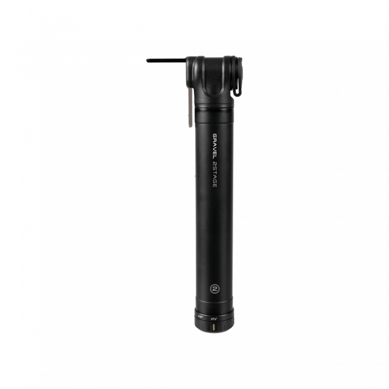 Topeak Gravel 2Stage Hand Pump - Black-1