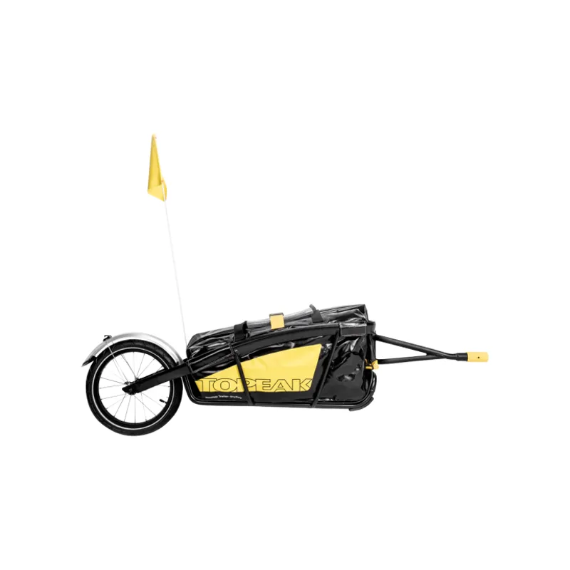 Topeak Journey Trailer With Drybag For 12mm axles - Black/Yellow-1