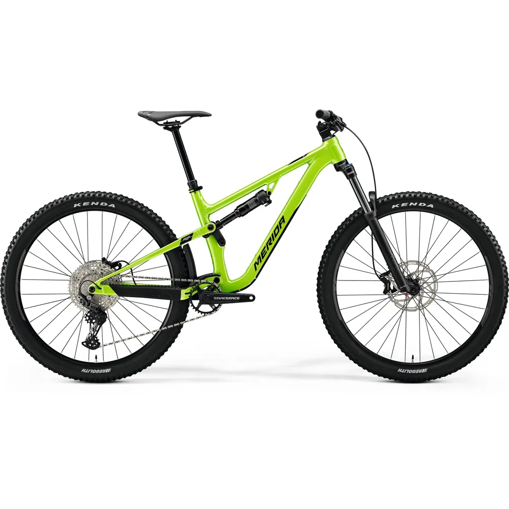 uPRISE Bikes Merida One-Forty 400 29er Full Suspension Mountain Bike - Green | Price match, 365 day return s, 18-Month Warranty, Finance Available & Free UK Delivery