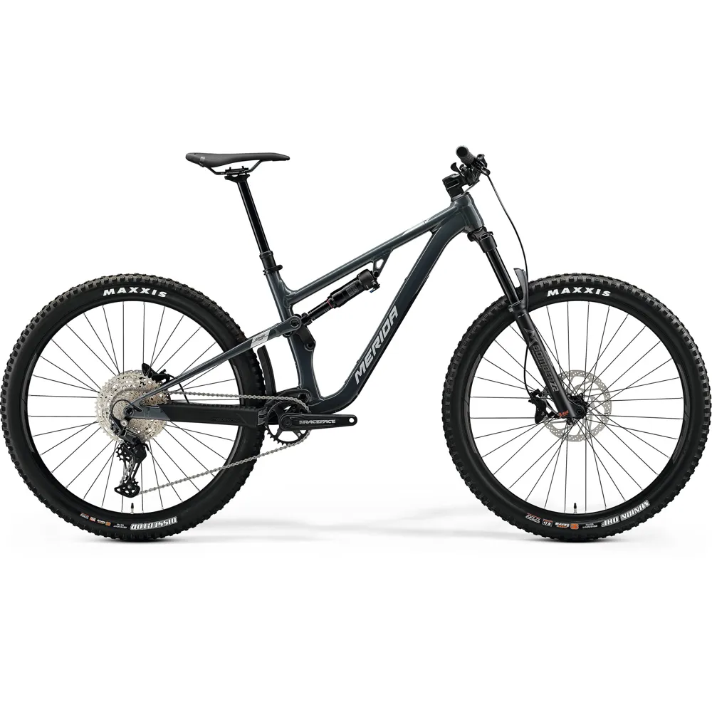 uPRISE Bikes Merida One-Forty 500 29er Full Suspension Mountain Bike - Grey | Price match, 365 day return s, 18-Month Warranty, Finance Available & Free UK Delivery