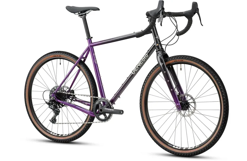 Genesis Fugio 20 Gravel Road Bike - Purple/Black-1