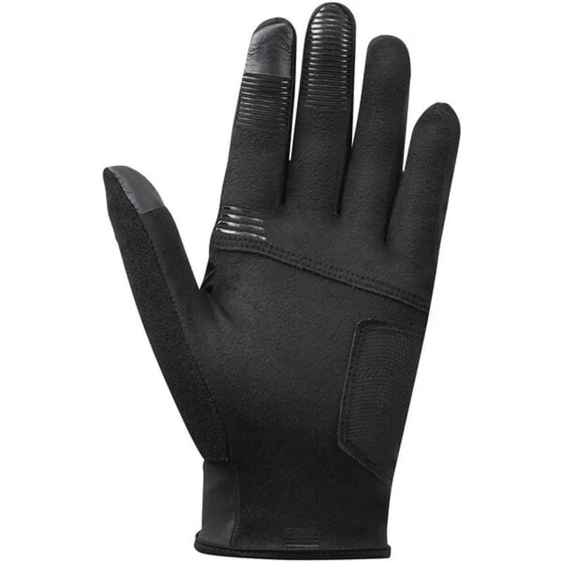 Shimano Windbreak Race Long Finger Cycling Gloves - Black-1