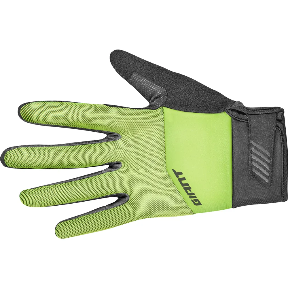 uPRISE Bikes Giant Chill Long Finger Cycling Gloves - Yellow | Price match, 365 day return s, 18-Month Warranty, Finance Available & Free UK Delivery