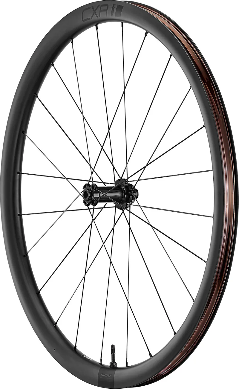 Giant CXR 1 Tubeless Disc Brake Carbon Gravel Bike Front Wheel - Black-1